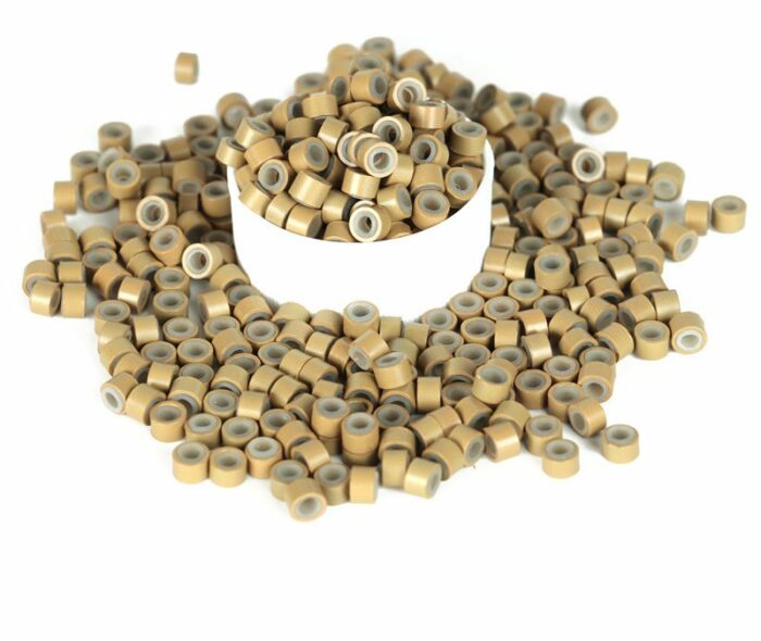 Micro Ringe Silkone Light Brown